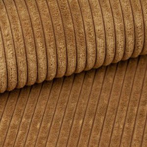 P01 Dark Gold Rib Corduroy stof hoekbank