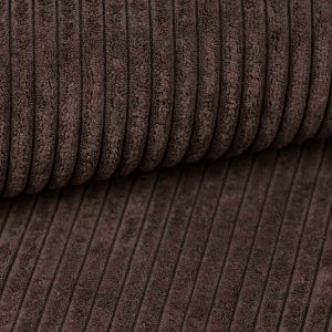 P06 Raisin Black Rib Corduroy stof hoekbank