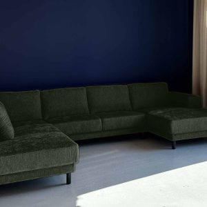 U bank XL links Boucle Dark Jungle Green U bank aanbieding Friesland