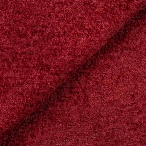 t05 Maroon Red Boucle stof hoekbank