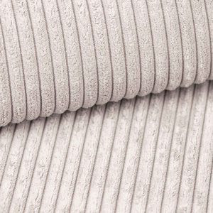 P100 White Coffee Ribcord stof Corduroy hoekbank