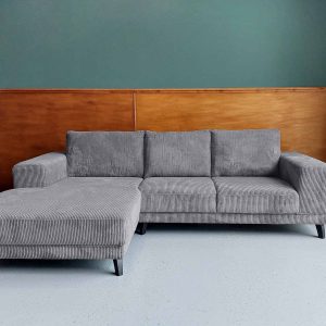 Goedkope hoek banken Groningen Ribstof Corduroy Agape links