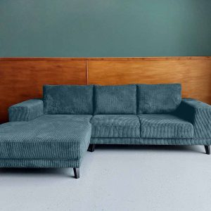 Ribbelstof Ribstof Slate Grey links bank goedkoop Assen