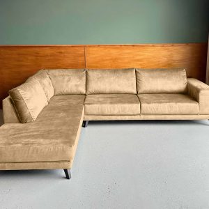 Alternative view of Hoekbank Large - Velvet Cane