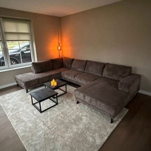 U-bank Ribstof - Wooninspiratie opdoen - Dark Lava - klant foto