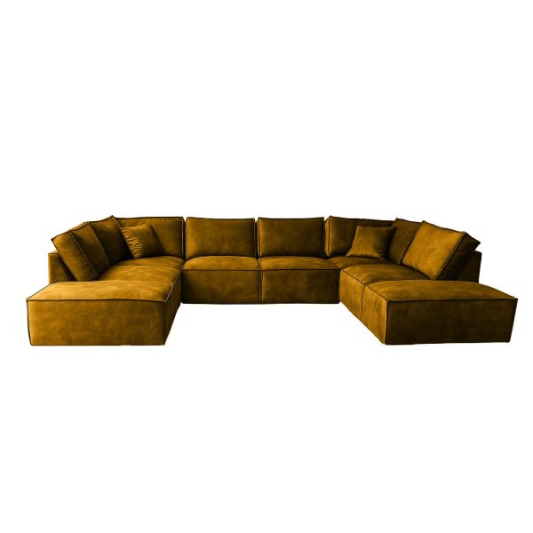 Elementen look U bank Groningen - fluweel velvet velours - Friesland Drenthe - Curly Gold