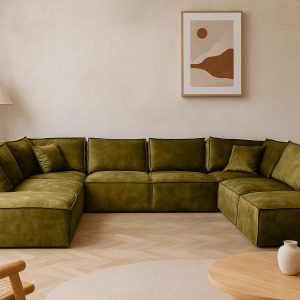 Elementen look U-bank fluweel velvet velours donkere stof - Friesland Drenthe Groningen - Coin